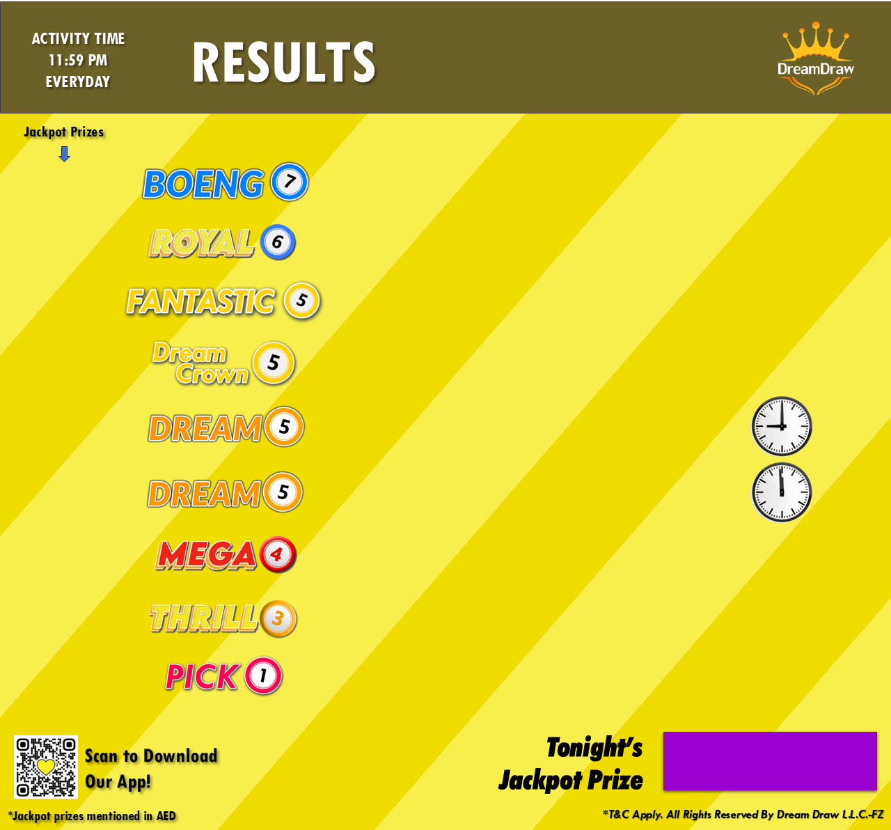 Today's Result